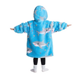 Kids Sherpa Hooded Blanket