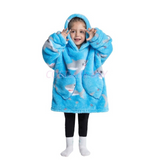 Kids Sherpa Hooded Blanket