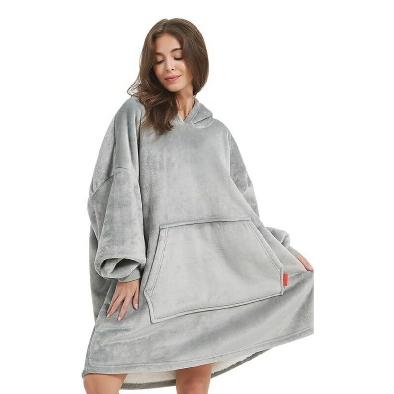 Adult Sherpa Hooded Blanket