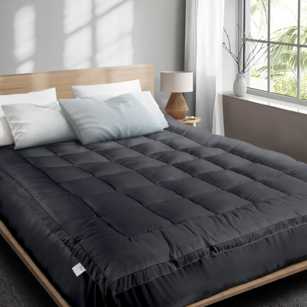 Charcoal Bamboo Mattress Topper